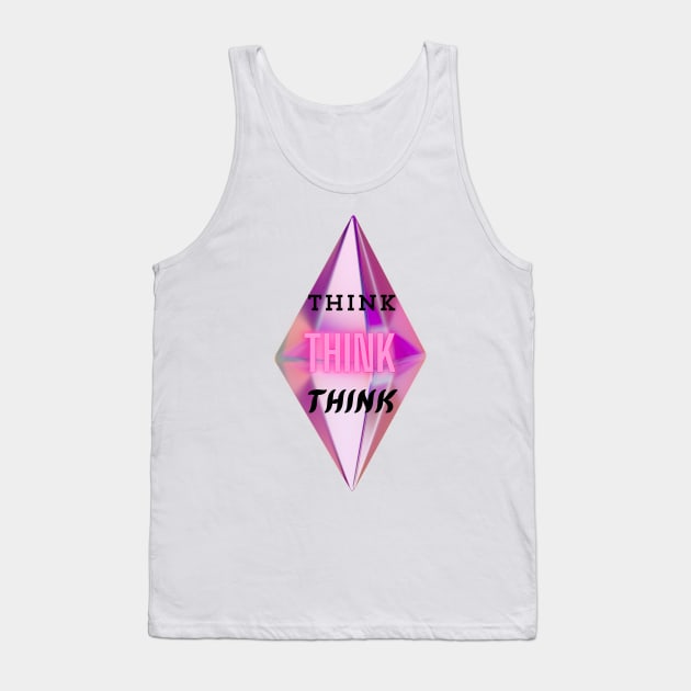 Think - think - think Tank Top by BOUTIQUE MINDFUL 